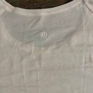 Long sleeve blush pink lululemon top